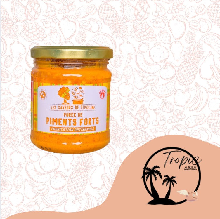 Purée de piment fort - Les Saveurs de Tipoline - 90g