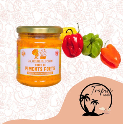 Purée de piment fort - Les Saveurs de Tipoline - 90g