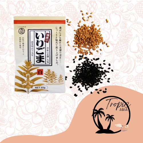 Graines de sésame blanches - Kuki - 65g - DLUO 03/25