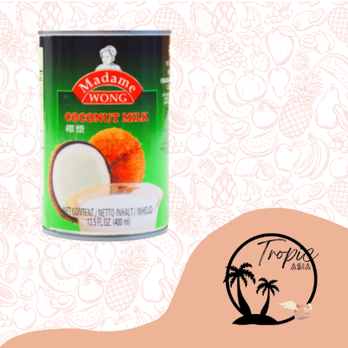 Lait de Coco Dessert 18% - Madame Wong - 400ml