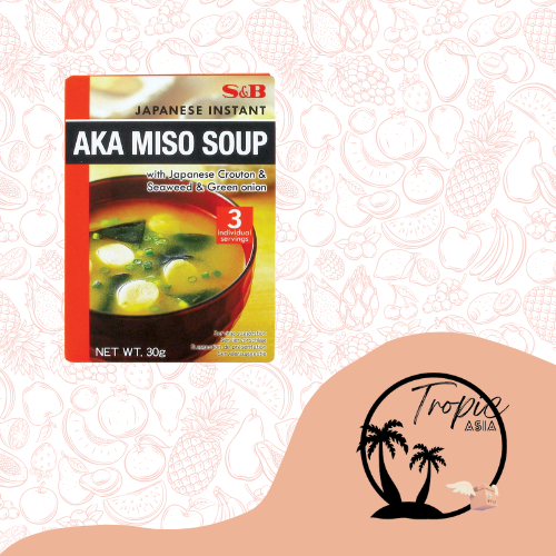 Préparation de Soupe Miso Instantanée - Aka - 30g