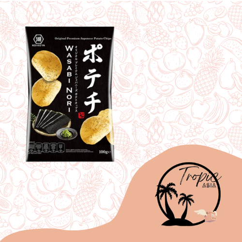 Chips Wasabi-Nori Potechi - Koikeya - 100g