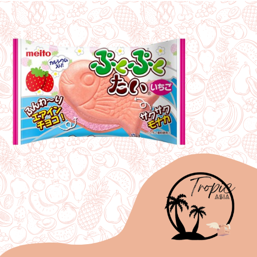 Gaufrette Taiyaki Saveur Choco&Fraise - Meito - 16,5g