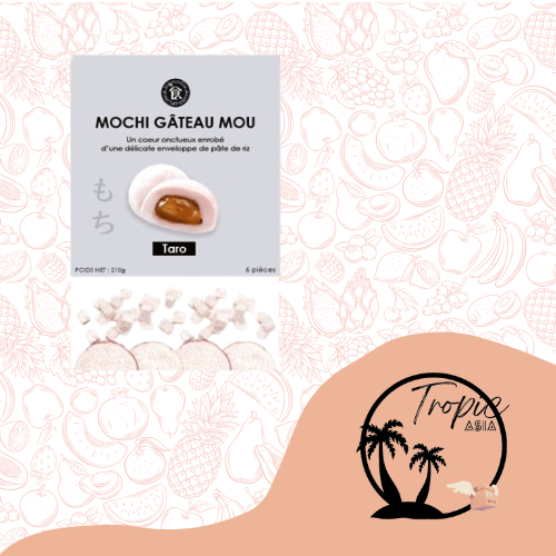 Mochi Gâteau Mou au Taro - 210g - DLUO 07/25