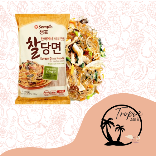 Vermicelles de Patate Douce pour Japchae - Sempio - 450g