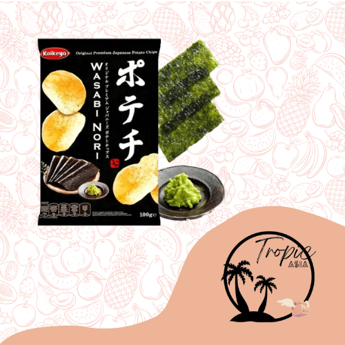 Chips Wasabi-Nori Potechi - Koikeya - 100g