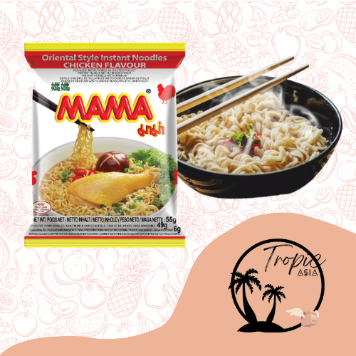 Nouilles Instantanées Saveur Poulet - Mama - 55g - DLUO 07/25