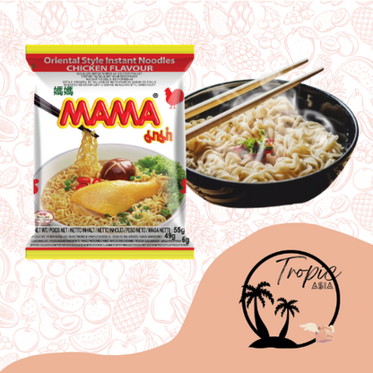 Nouilles Instantanées Saveur Poulet - Mama - 55g - DLUO 07/25