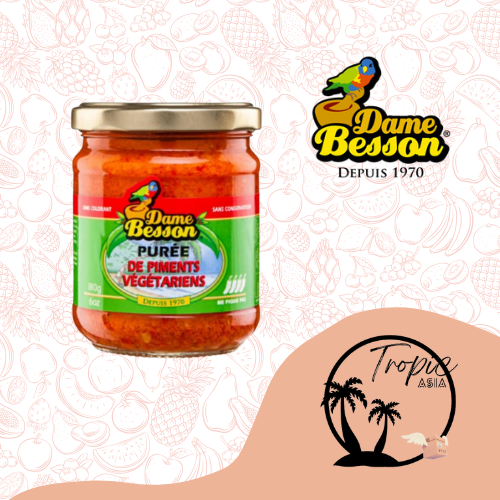 Purée de Piment Végétarien - Dame Besson - 180g