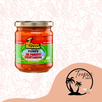 Purée de Piment Végétarien - Dame Besson - 180g